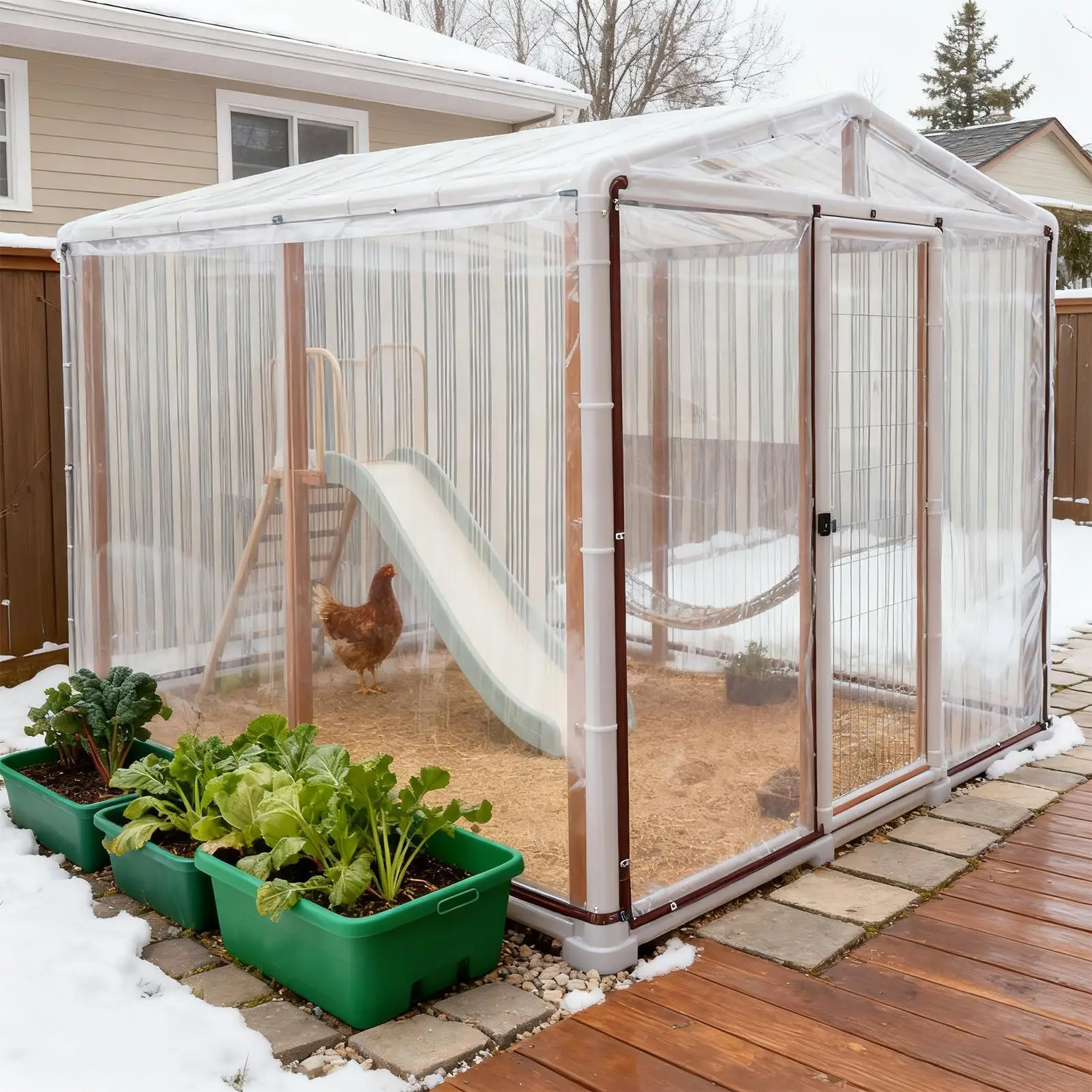 

Водонепроницаемый брезент, сверхмощный уличный прозрачный солнцезащитный козырек 7x20 футов, изолированный чехол для растений для улицы, пляжа, пикника, кемпинга, палатки