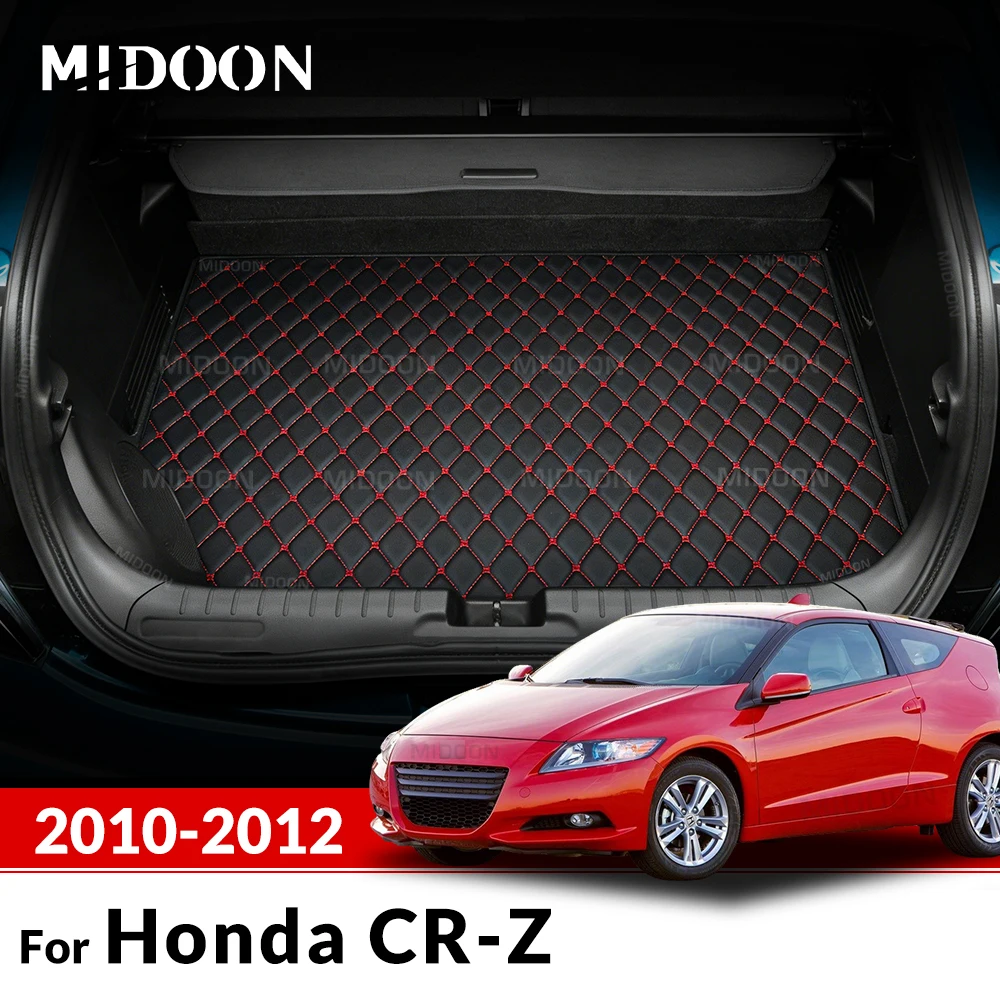 For Honda CR-Z 2010-2012 Custom Car Trunk Mat Anti-dirty Pad Protective Pad Cargo Liner Auto Interior Accessories