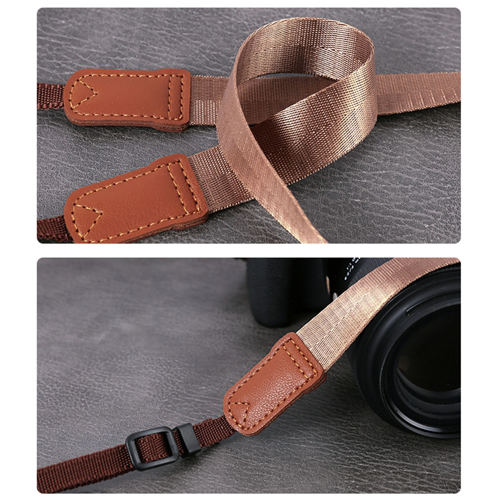 1pcs Camera Strap Belt Adjustable Vintage Camera Strap Shoulder Neck Belt For Sony Nikon SLR DSLR Camera Universal Accessories