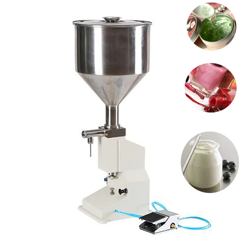 5-50 ML Adjustable Manual Liquid Filling Machine 10L Commercial Liquid Dispenser A03 Bottle Filler for Paste Cosmetic Oil