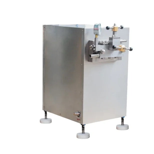 Stainless steel commercial ultra-high pressure electric homogenizer, juice beverage high pressure homogenizer, milk yogurt