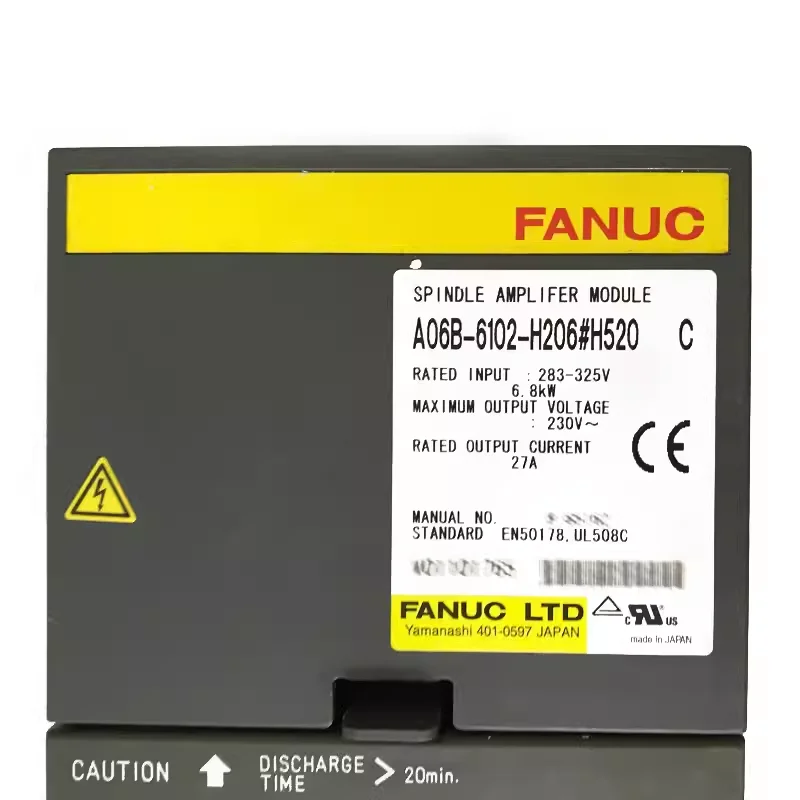 A06B-6102-H206 Fanuc Servo Drive Power Supply Module Tested Ok A06B6102H206