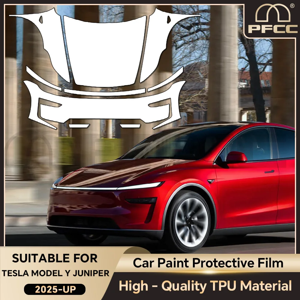 

PPF For Tesla Model Y Juniper 2025 2026 Paint Protection Film Car Body Anti-Scratch Pre-cut Clear PPF Resistant Car Accessories