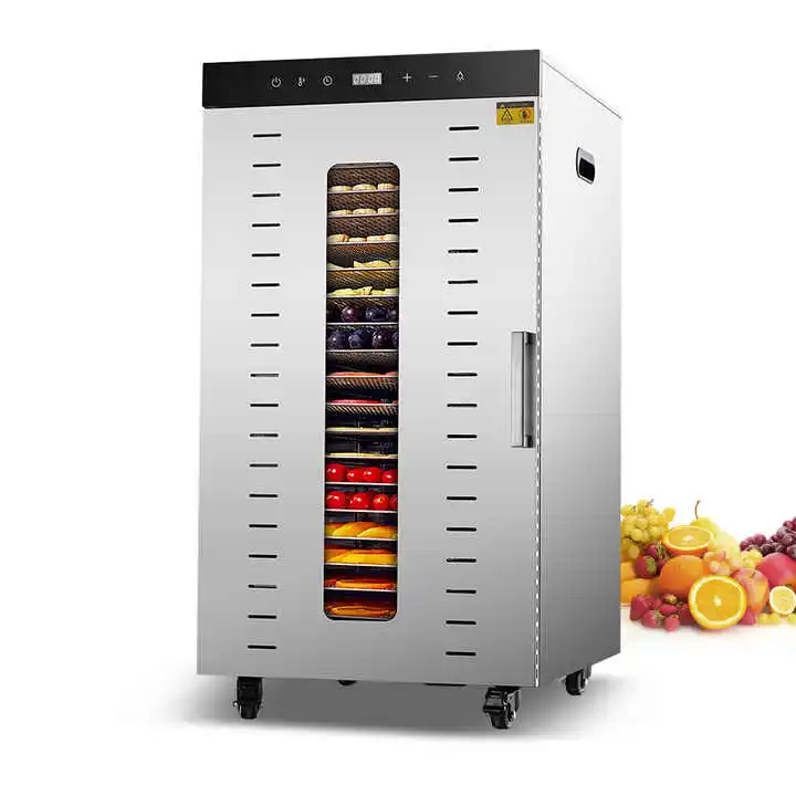 o*-20 Trays Stainless Steel Commercial High Efficiency Fruit Drying Electric Food Dehydrator^