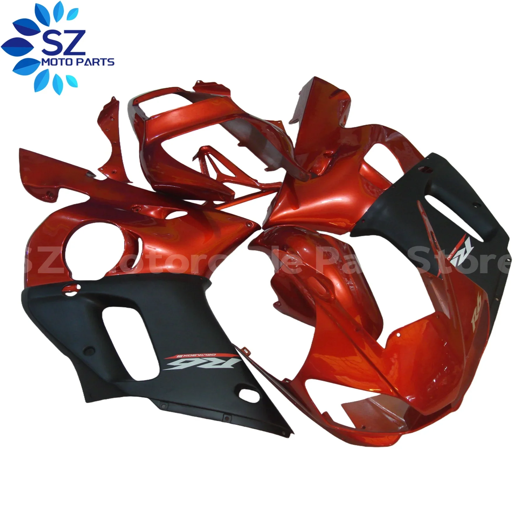 جديد ABS Fairings Kit صالح لياماها YZF-R6 98 99 00 01 02 R6 1998 1999 2000 2001 2002 هيكل السيارة مجموعة #2