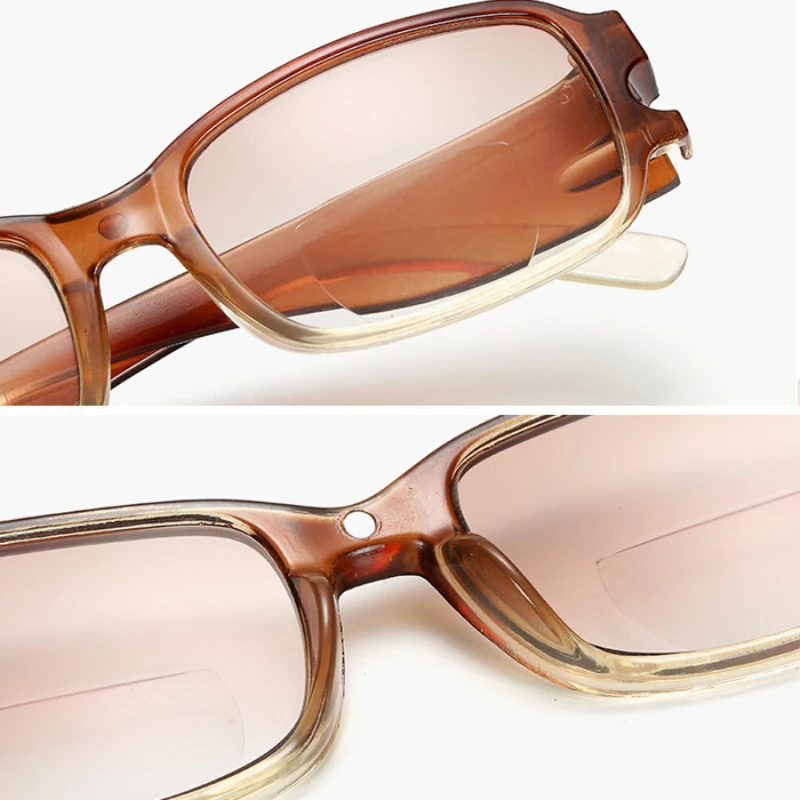Fashion Solid Color Reading Glasses Flat Mirror for Women Men Simple Multifunction Bifocal Lenses  One Mirror for Two Purposes image 5