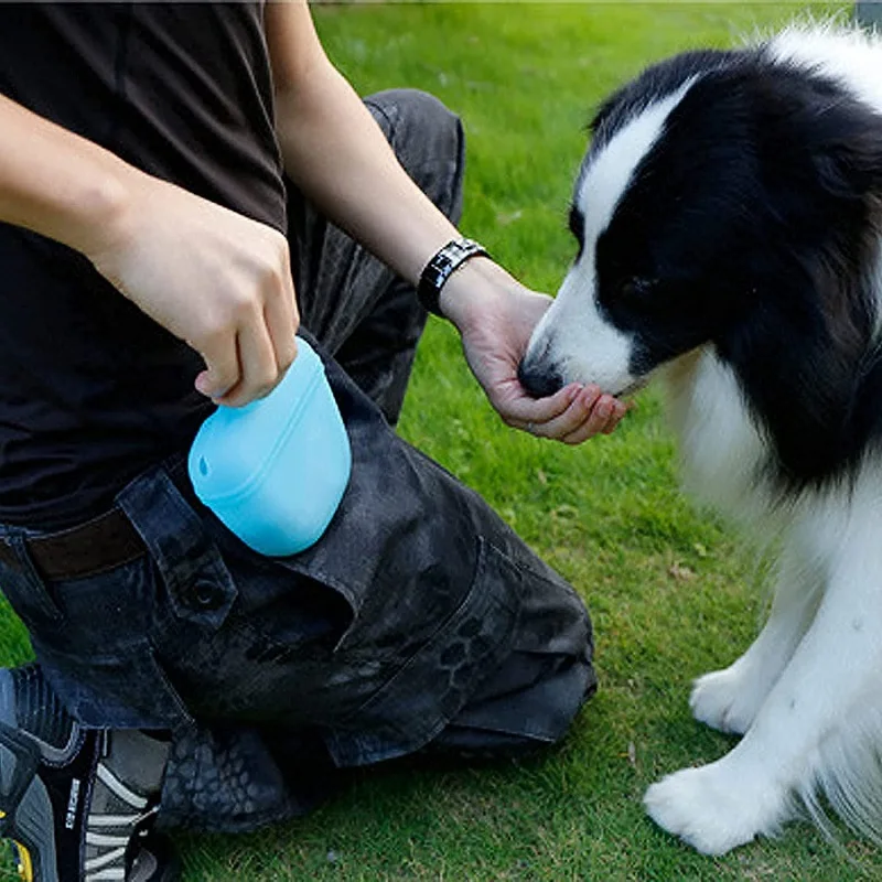 Pet Portable Dog Training Waist Bag Treat Snack Bait Dogs Obedience Agility Outdoor Feed Storage Pouch Food Reward Waist Bags