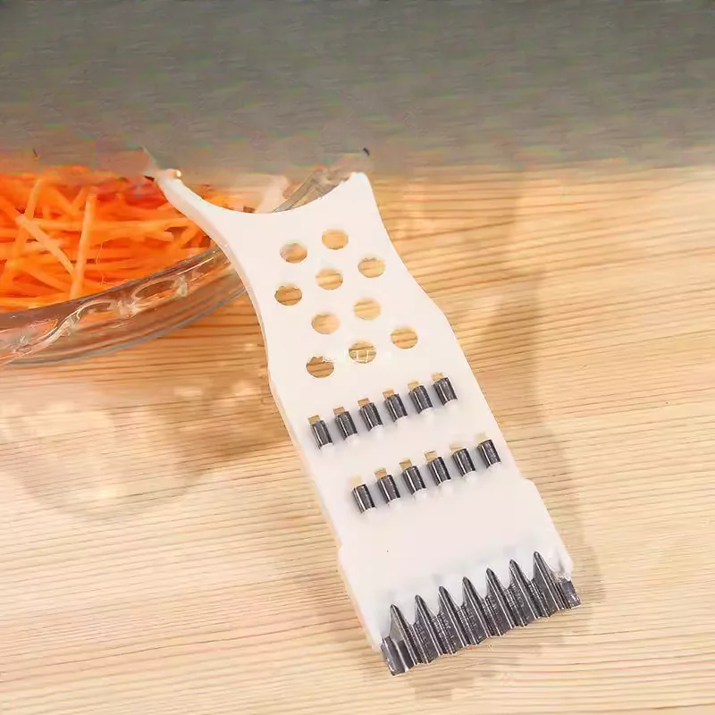 

Multi-Functional Manual Vegetable Cutter Plastic Kitchen Special Use No Hand Injury Cucumber Tead Sedder Peeler