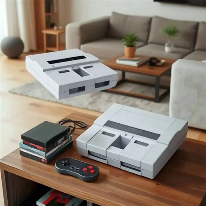 custodia-di-ricambio-y43a-scocca-trasparente-per-console-da-gioco-retro-snes-sfc-versione-usa-colore-nero-traslucido