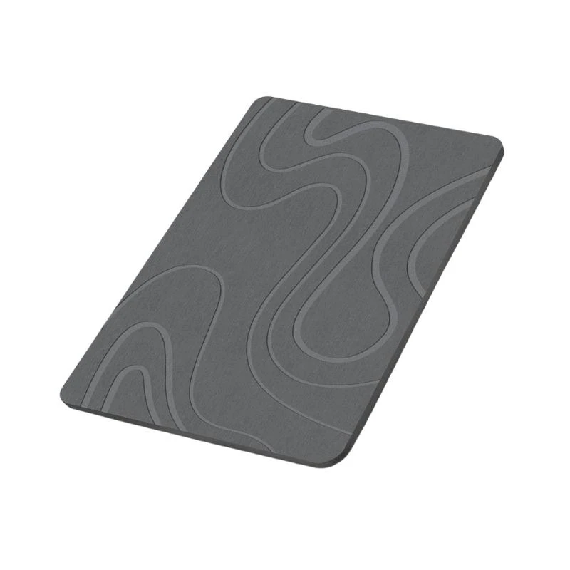 12PD Bath Mat with Quick Absorption Antislip Diatomaceous Earth Bath Mat for Bathroo