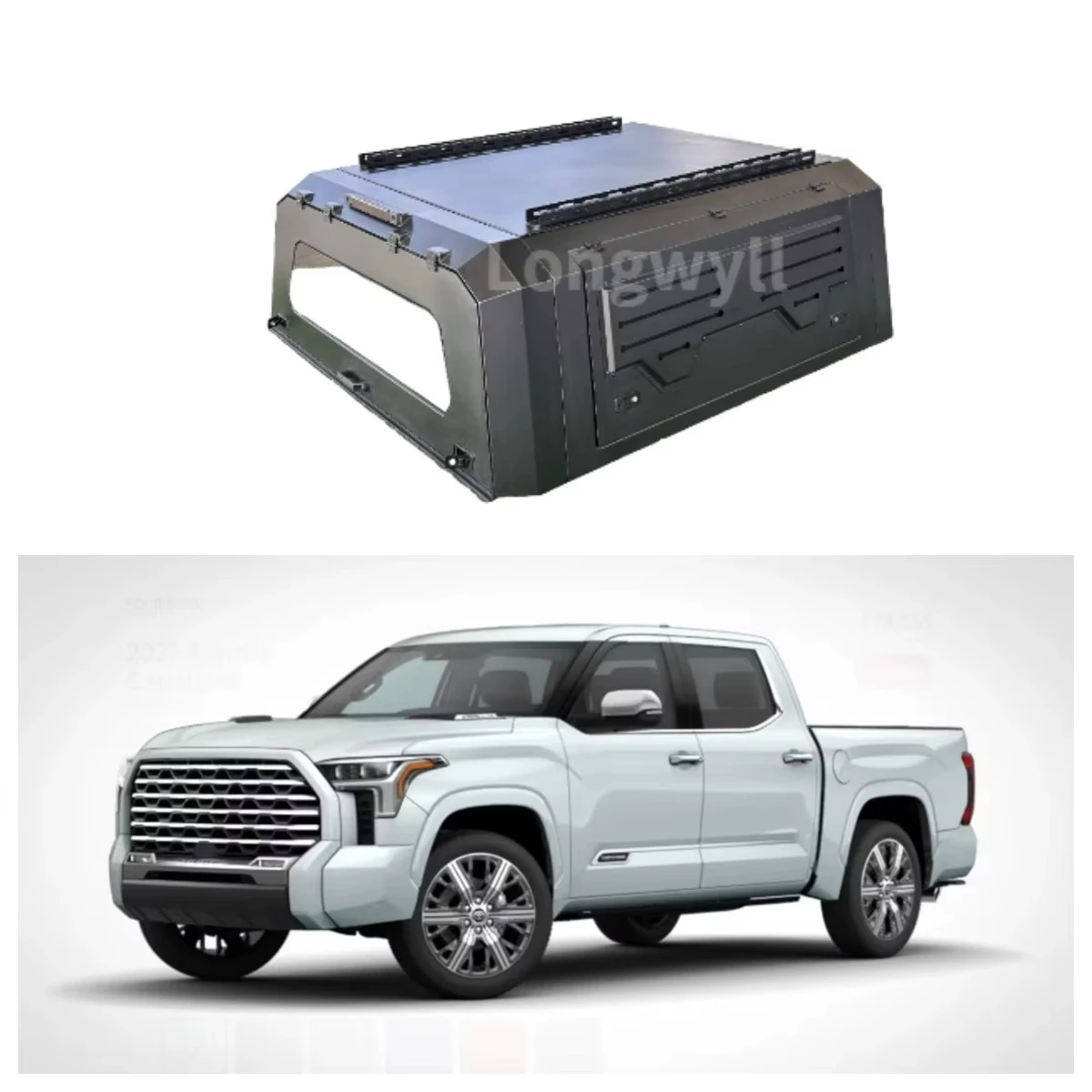 

Заводской закаленный складной водонепроницаемый противоугонный чехол из алюминиевого сплава для Hilux Tundra Pickup Truck Bed Truck Bed Cover