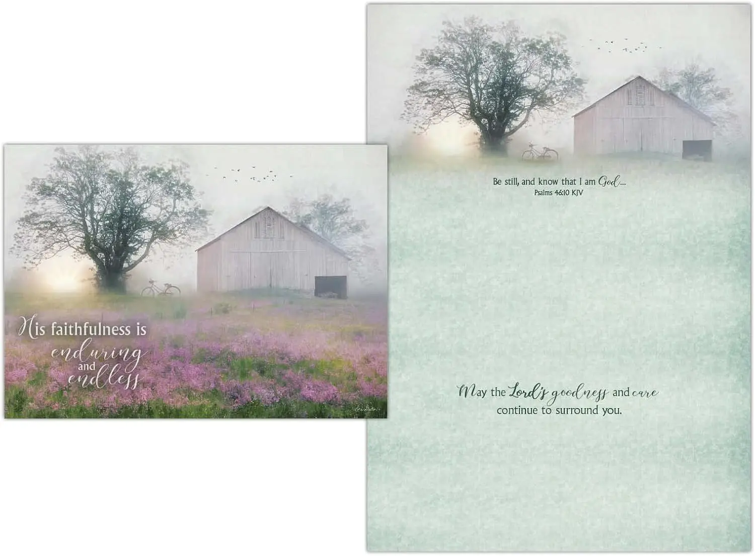 

Sunrise 1 Count Religious Praying for You Greeting Card, King James Version Scripture