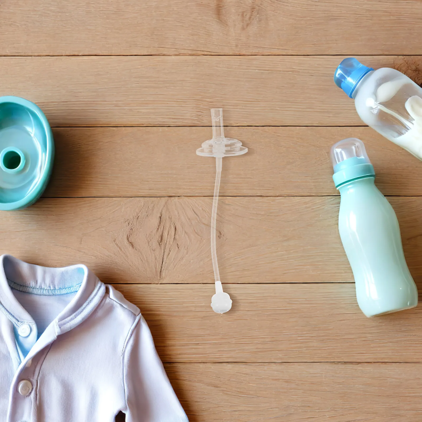 

4Pcs Baby Bottle Straw Accessories Weighted Silicone Replacement Wide Opening Sippy Cup Straws Reusable Dishwasher Safe Toddler