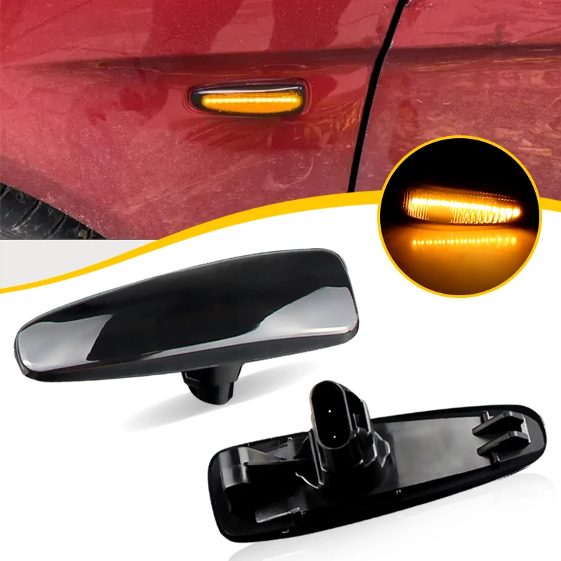 

2 шт. светодиодные боковые габаритные фонари для автомобилей 12 В для Mitsubishi Lancer Evolution X Outlander Sport RVR, модель предварительной фейслинга ASX Mirage