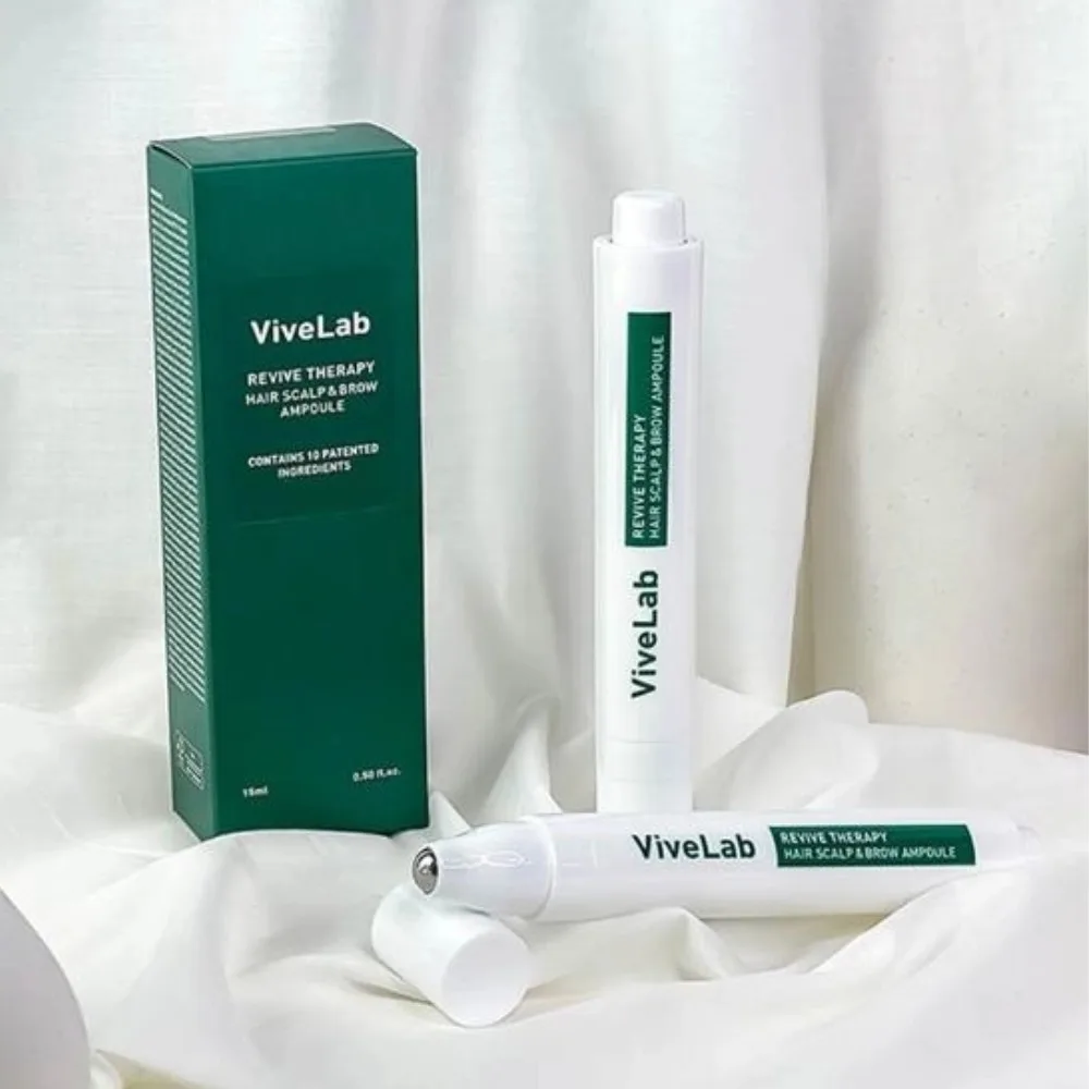 

ViveLab Revive Therapy Hair Scalp Brow Ampoule Hair Loss Treatment Clinical Tested Scalp Ampoule Reduction Hair Fall Solution