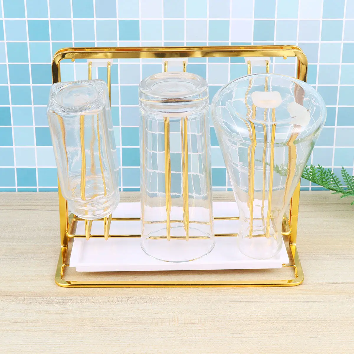 

Подставка для сушки кружек с 6 крючками, железная, с нескользящим основанием и съемным поддоном для сбора капель, для кухни, бара, дома