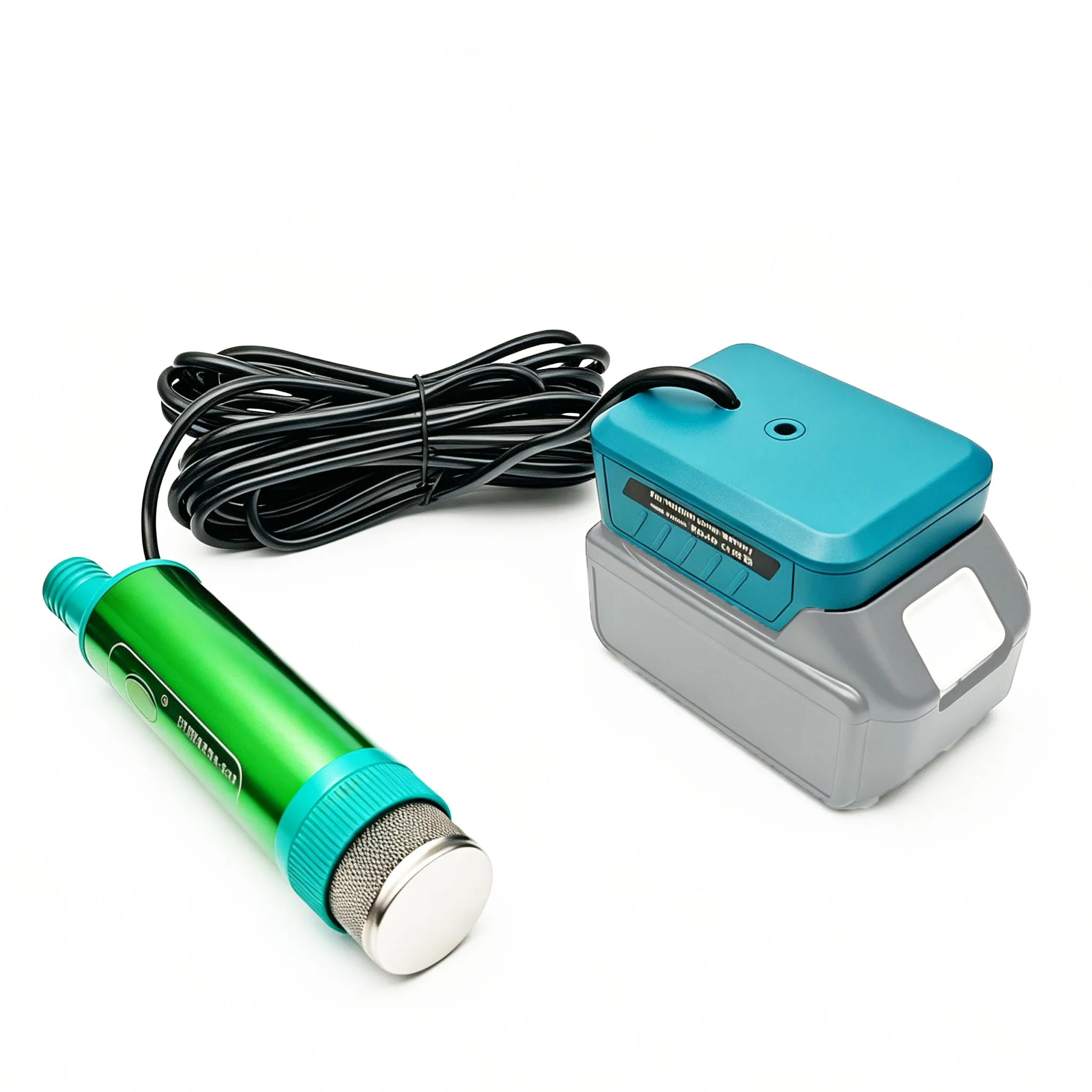 2-in-1 Öl- und Wasserpumpe für Makita 18V Akku, kabellose Diesel-Kraftstoff- und Öl-Transferpumpe, leistungsstarkes elektrisches Wasserpumpenset, passend für – Detail 5