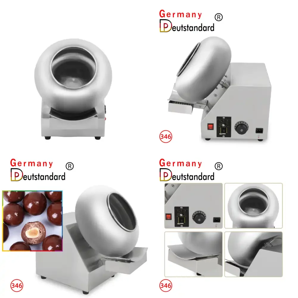 

Chocolate Coating Machine for Nuts Processing High Productivity 220V Chocolate Making Machine