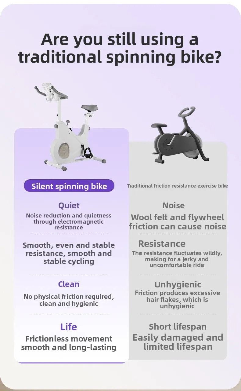 Rower spinningowy do domu z wolnobiegiem, cichy, magnetyczny, rower treningowy do ćwiczeń w pomieszczeniach, sportowy, z magnetycznym systemem regulacji oporów, rower do ćwiczeń odchudzających.