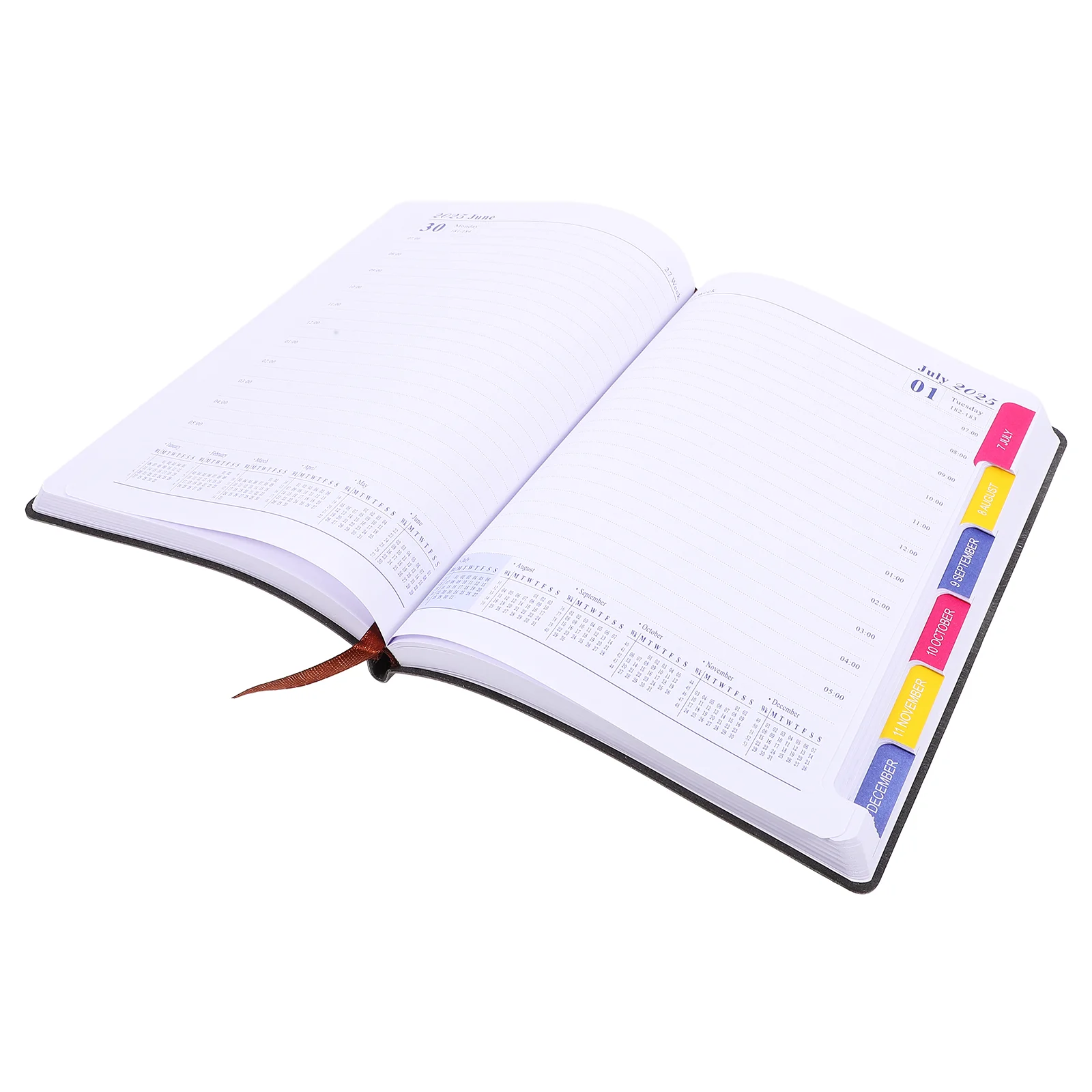 2025 Schedule Diary Daily Planner 2024-2025 New Year Notebook Work Journal The A5 Office Accessory Portable Schedules