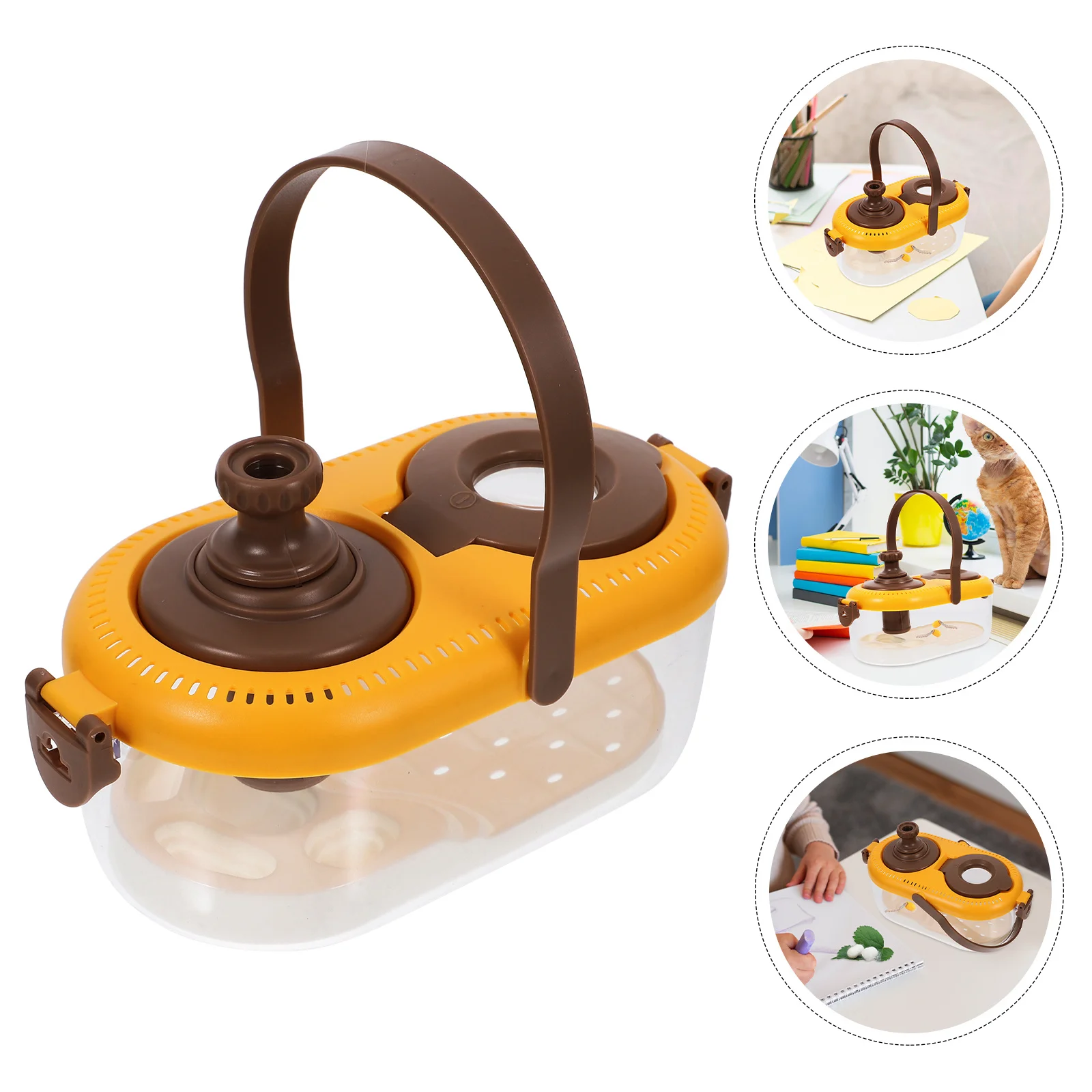 1 conjunto caixa de observação de bicho-da-seda crianças inseto lupa kit ciência com luz led para exploração ao ar livre atividade reprodução