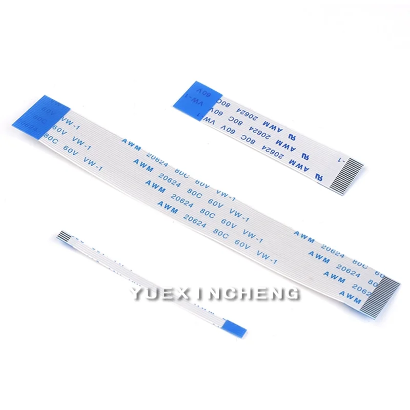 10PCS Flat Flexible Cable FFC FPC AWM 20624 80C 60V VW-1 FFC-0.5MM Various Pin Options for Electronics And Networking