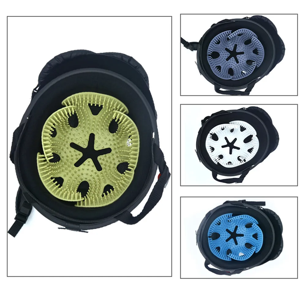 Helmet Inner Pad Silicone Honeycomb Breathable  Ventilation Insulation Mesh Pad Lining Helmet Pad  Helmet Accessories