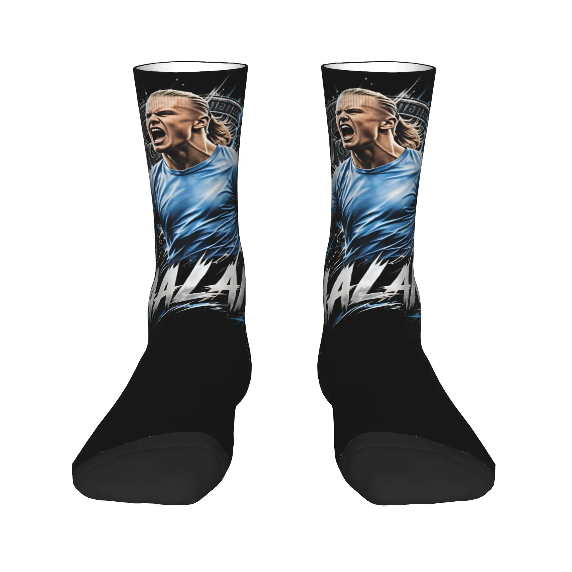 Erling Haaland 2026 Socks Spring  Stockings Gothic Unisex Men Soft Socks Graphic Skateboard Anti Slip Socks