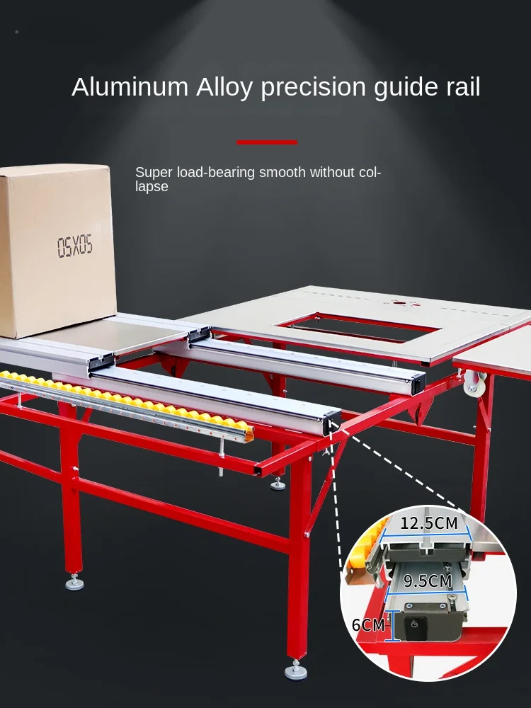 Woodworking precision saw table multifunctional integrated machine special table saw frame dust-free sub-mother saw