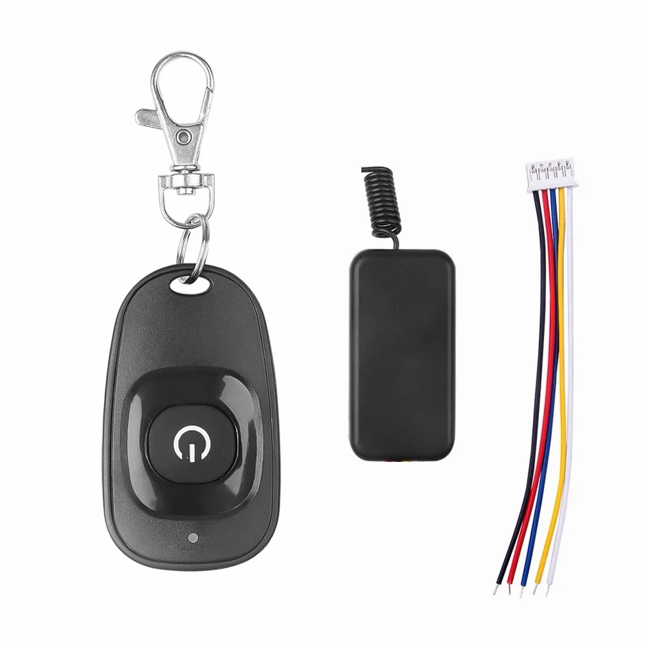 DC5V 6V 9V 12V Mini Relay Remote Control Switch Learning Button ASK 433M
