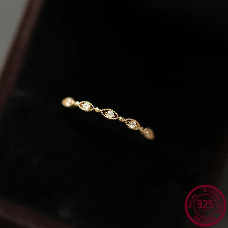 

New S925 pure silver niche design ins style versatile ring, light luxury temperament, fashionable personality, wedding jewelry