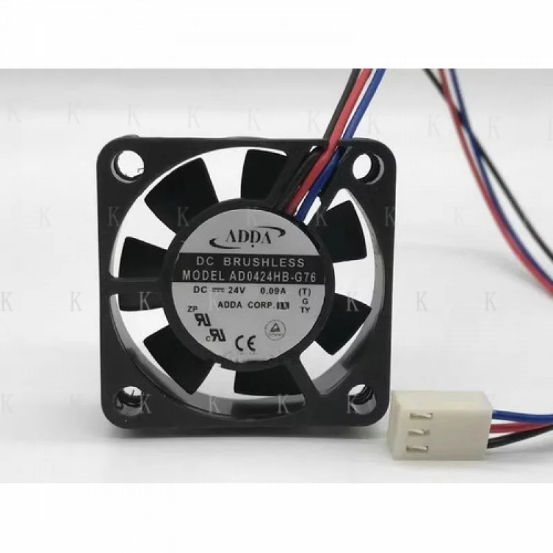 

C НОВЫЙ ДЛЯ ADDA AD0424HB-G76 4010 4 СМ DC 24 В 0,09 А Охлаждающий вентилятор