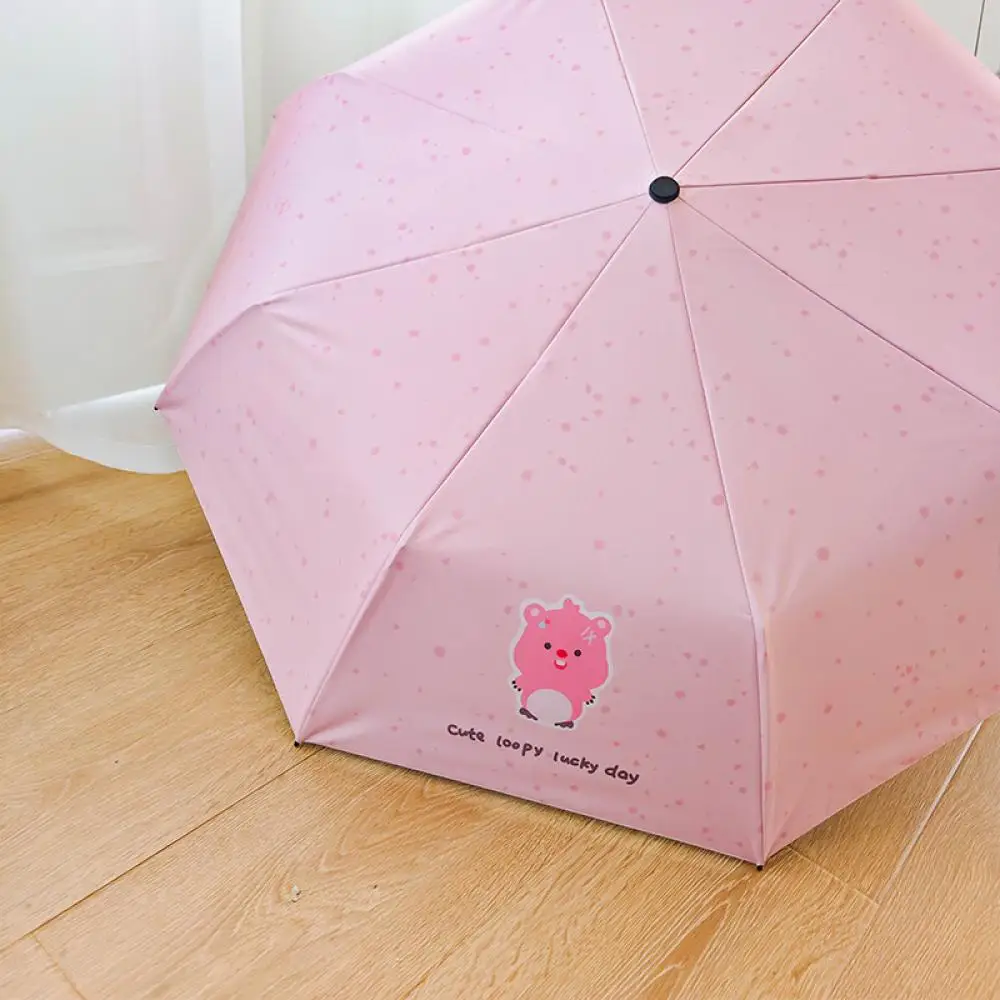 Loopy Umbrella Cartoon Anime Kawaii Sunny and Rain Fully Automatic Folding Umbrella Uv Protection Shelter Rain Christmas Gifts