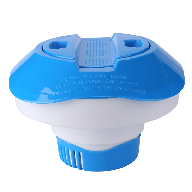 

Floating Swimming Pool Chemical Chlorine Bromine Tablets Automatic Dispenser Applicator Swimming Hot Tub Supplies