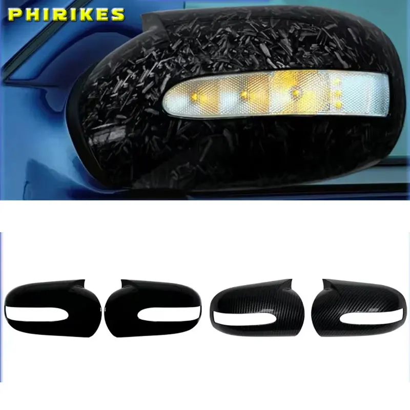 

Rearview Mirror Caps Wing Side Mirror Cover Fit For Mercedes-Benz E,C-Class W211 W203 2001-2007 Car Styling