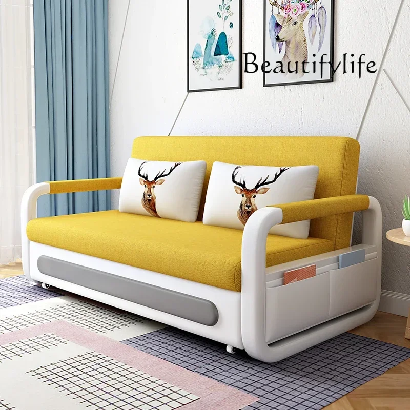 BJ R Factory New Design Small MOQ Folding Modern Luxury Sofa Wall Bed Living Room Sofas Sofa Cum Bed With Storage Home Furniture