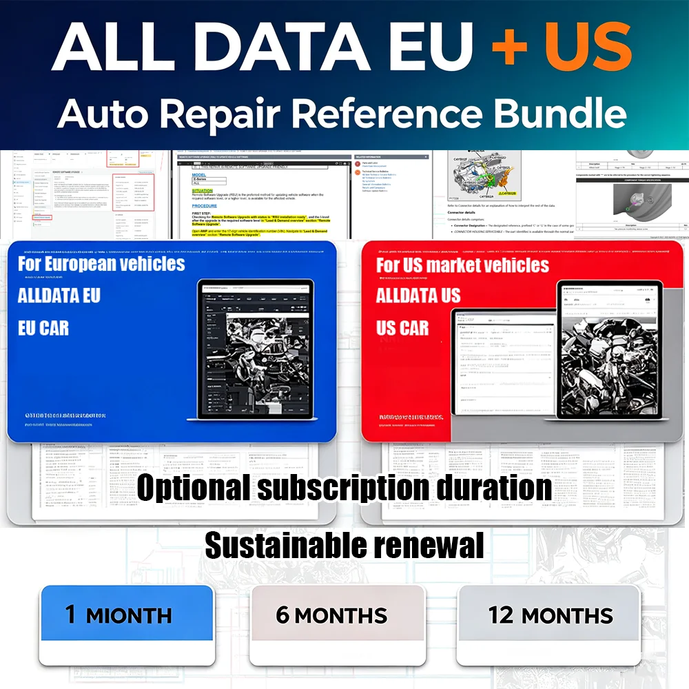 ALLDATA EU&US Dual Access Online Account Auto Repair Reference Subscription Wiring Diagram DTC Code Service Manual Full Version