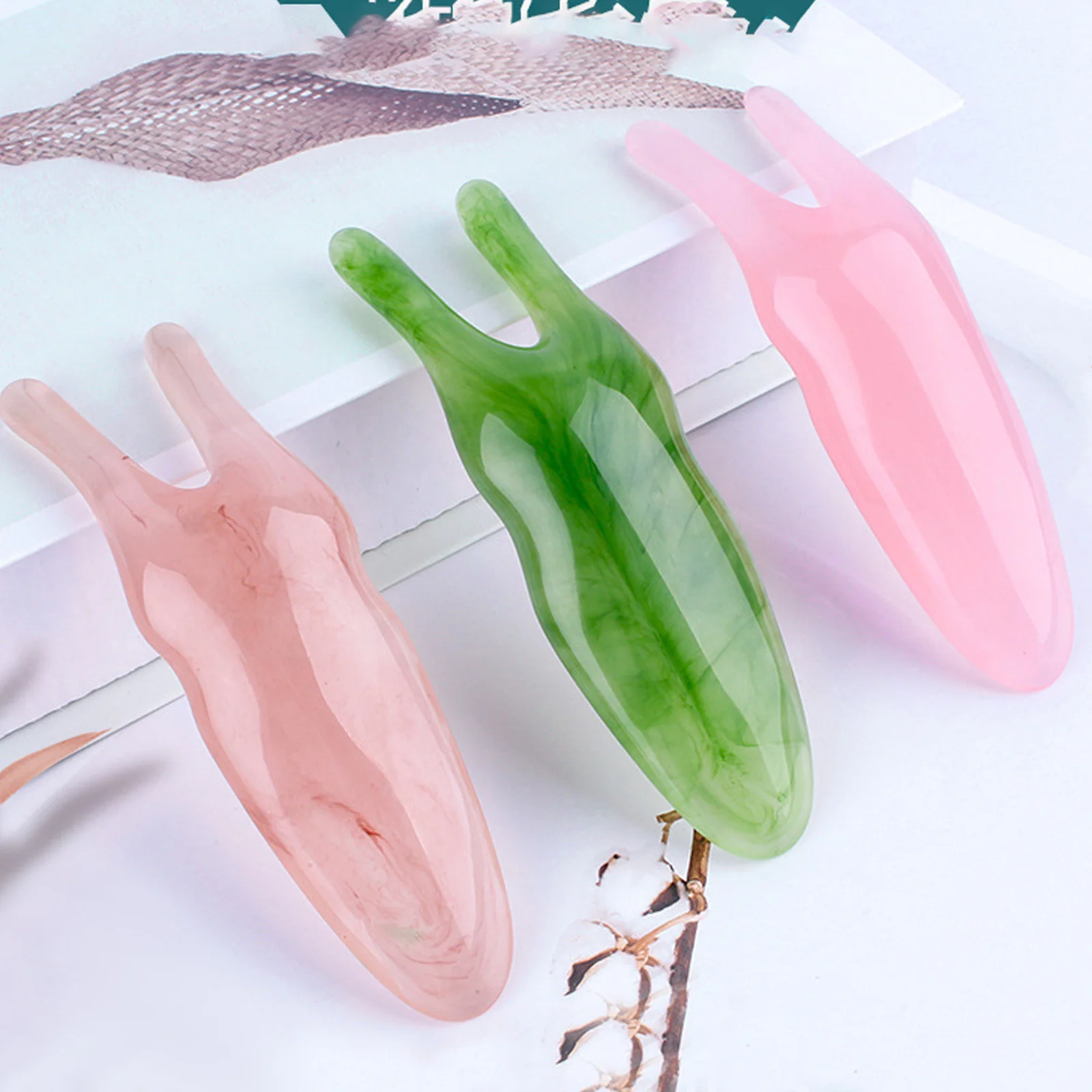 1Pcs Resin Nose Massager Promote Blood Circulation For Trigger Point Therapy Pedicure Gua Sha Board Nose Lifting Tool