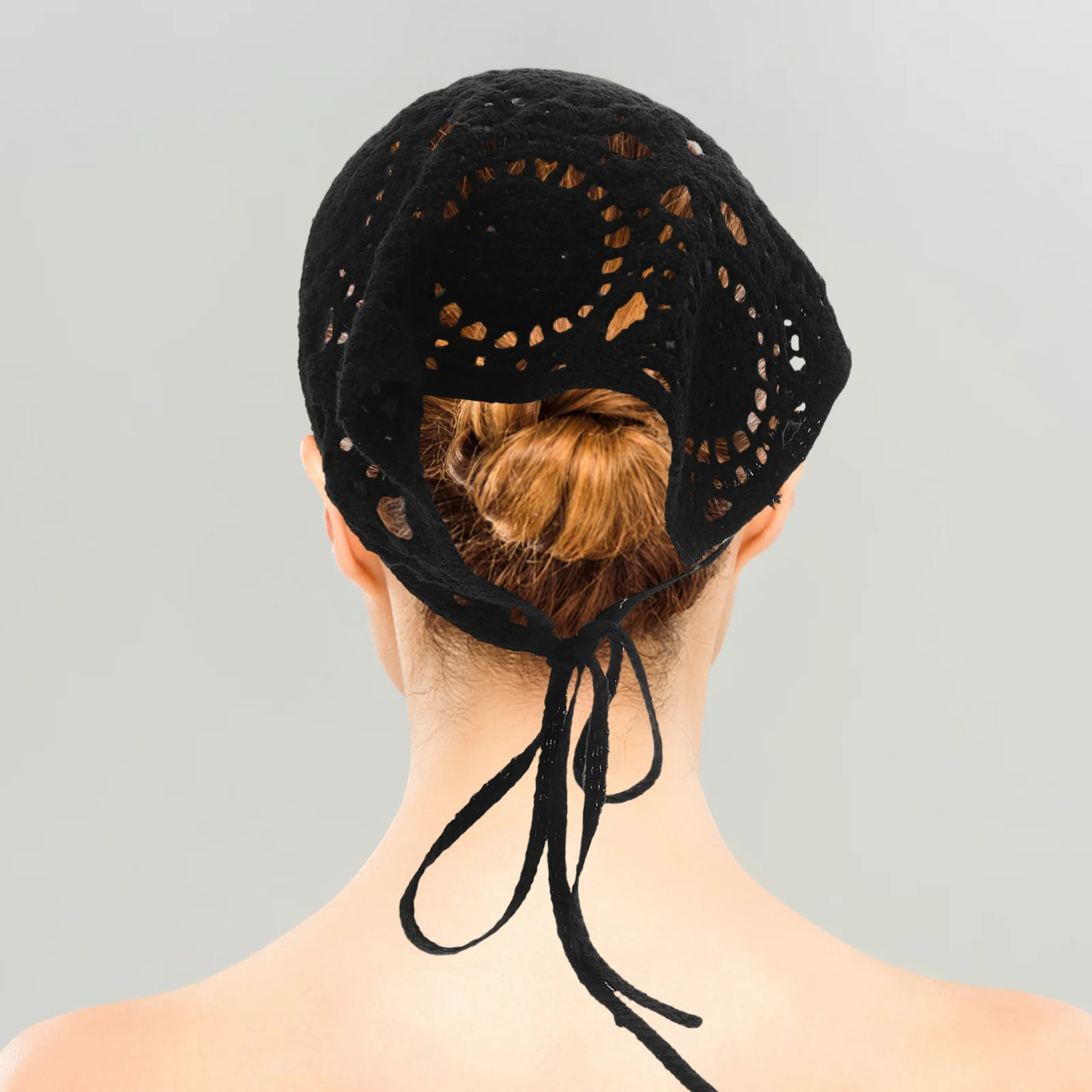 

3Pcs Vintage Lace Triangle Headscarf Boho Summer Hair Bandana Tie-Back Scarf Lightweight Breathable Women Triangle Scarf