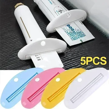 ยาสีฟัน Squeezer คู่มือบีบยาสีฟันหลอดคลิปมัลติฟังก์ชั่ Facial Cleanser Dispenser Squeezer อุปกรณ์ห้องน้ํา
