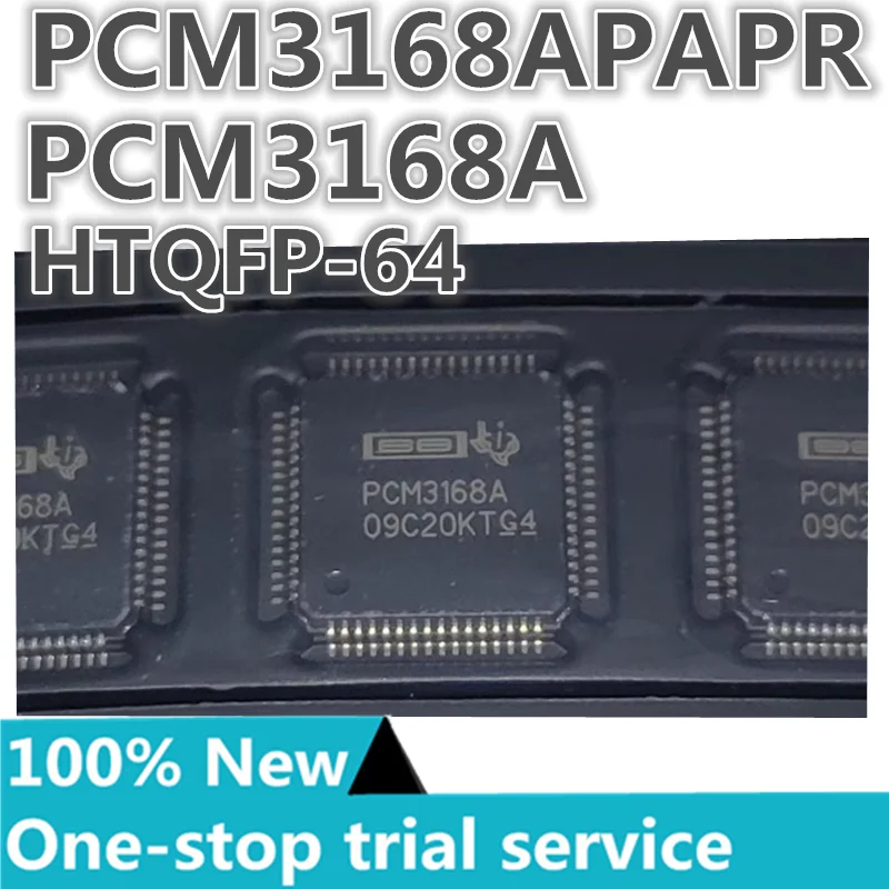 

2-100pcs %New PCM3168APAPR silk screen PCM3168A codec IC HTQFP-64 audio interface chip