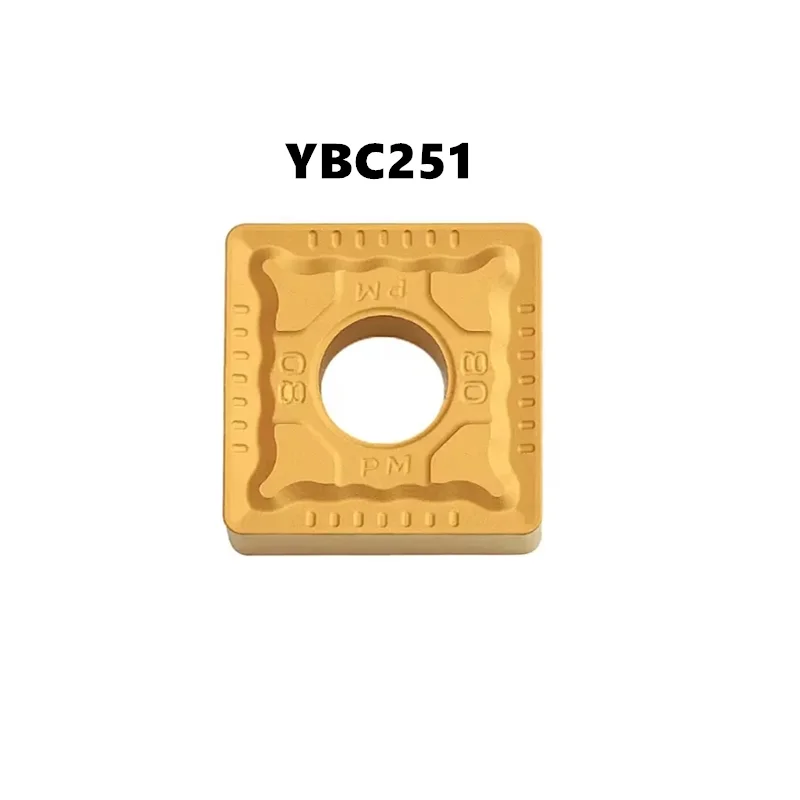 SNMG120404 SNMG120408 SNMG120412-PM YBC251/YBC252 Zcc.ct CNC كربيد إدراج أداة تحول خارجية معالجة الصلب أدوات القطع