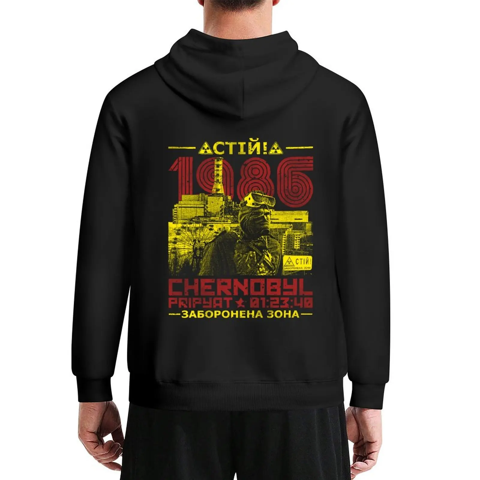 

CHERNOBYL 1986 Hoodie men's sweat-shirt set blouse autumn new products hooded shirt tracksuits