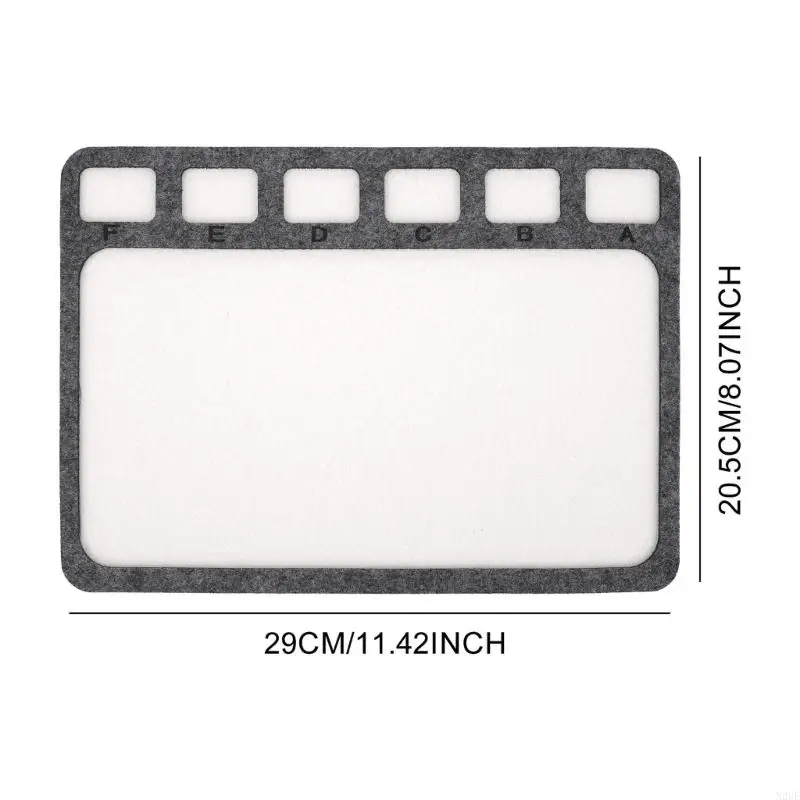 N2UE Động Đính Hạt Tổ Chức Bộ Bao Gồm Bọc Chống Trượt Nỉ Kim Loại Muỗng Và 6 Lưới Đính Hạt Thủ Công Cho DIY Trang Sức chế Tác