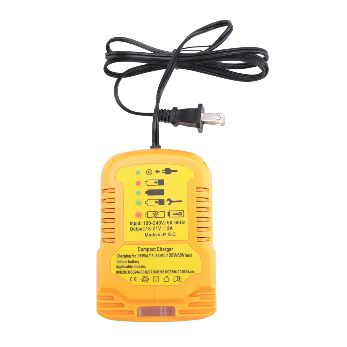 Mini Charger for Dewalt 20V Battery Charger, Replace for DCB112 for DeWalt 20V/60V MAX Lithium-Ion Batteries US Plug