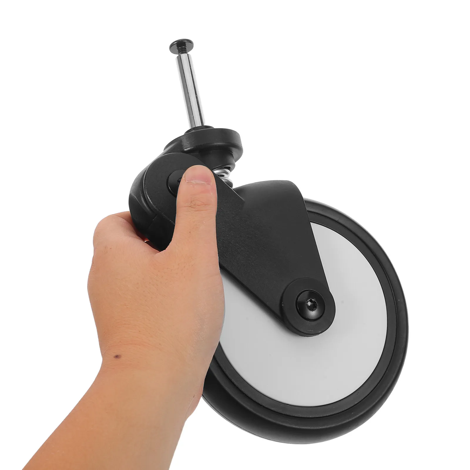 

Baby Stroller Wheel Replacement High Elastic Rubber Front Caster Smooth Wear Resistant Replacement Wheels for Baby Walker