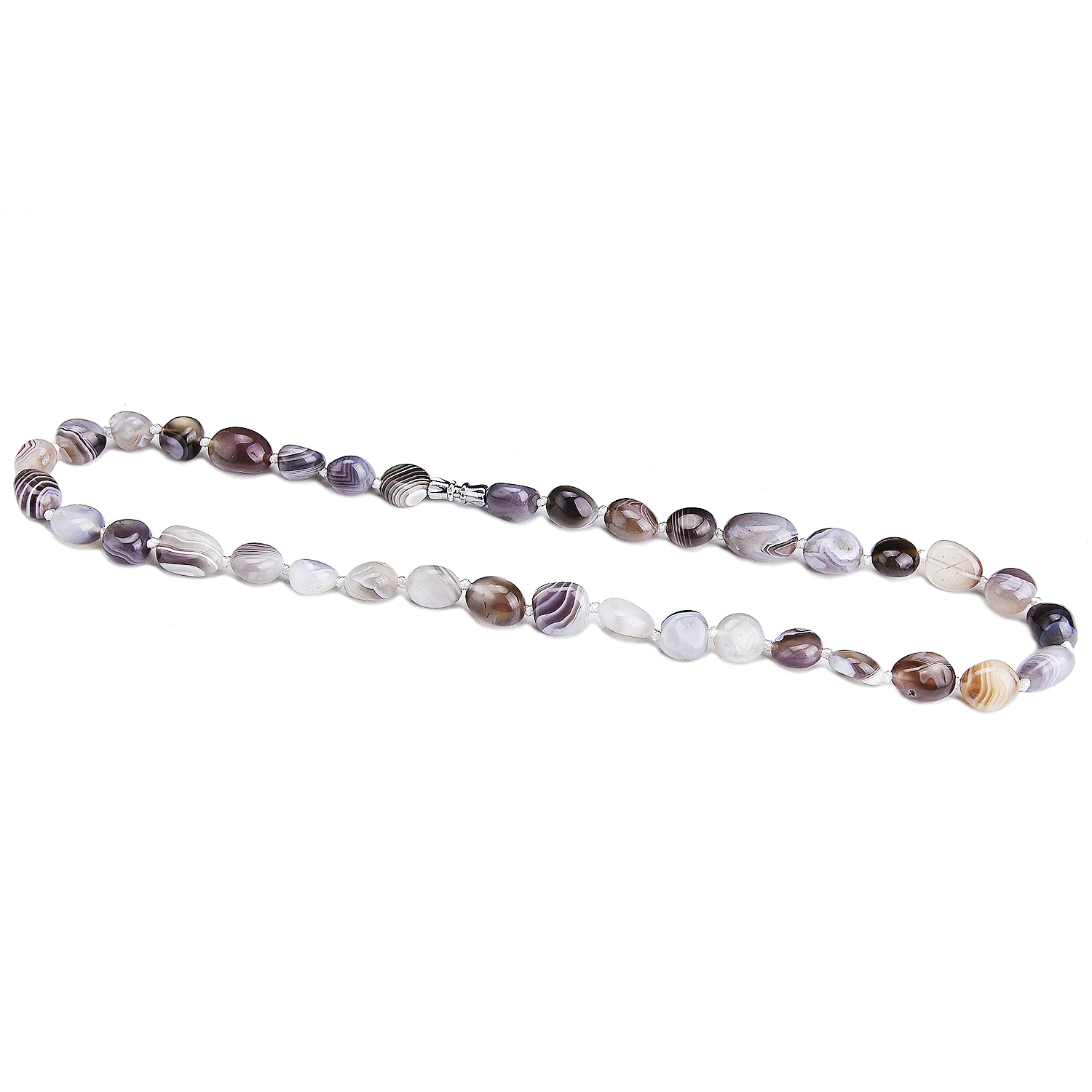 Natural Irregular Botswana Agates Necklace Chakra Stone Beaded for Women Gift Mother\'s Day Gemstones Choker Jewelry