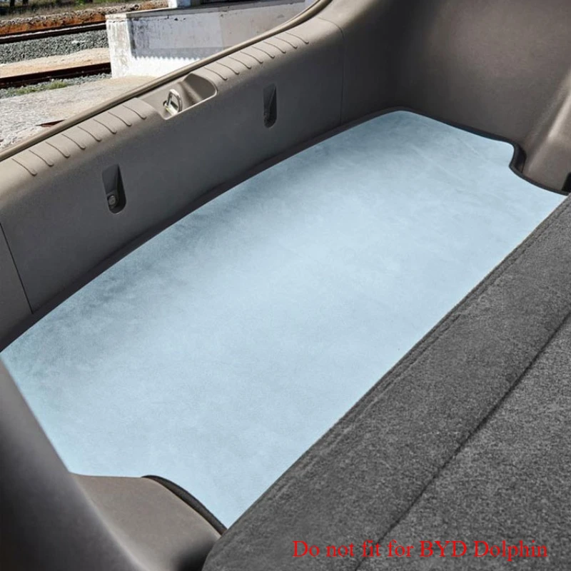 

Для BYD Seagull Dolphin Mini Surf коврик в багажник автомобиля, замшевый противоскользящий вкладыш для багажника, защита от грязи, авто аксессуары для интерьера