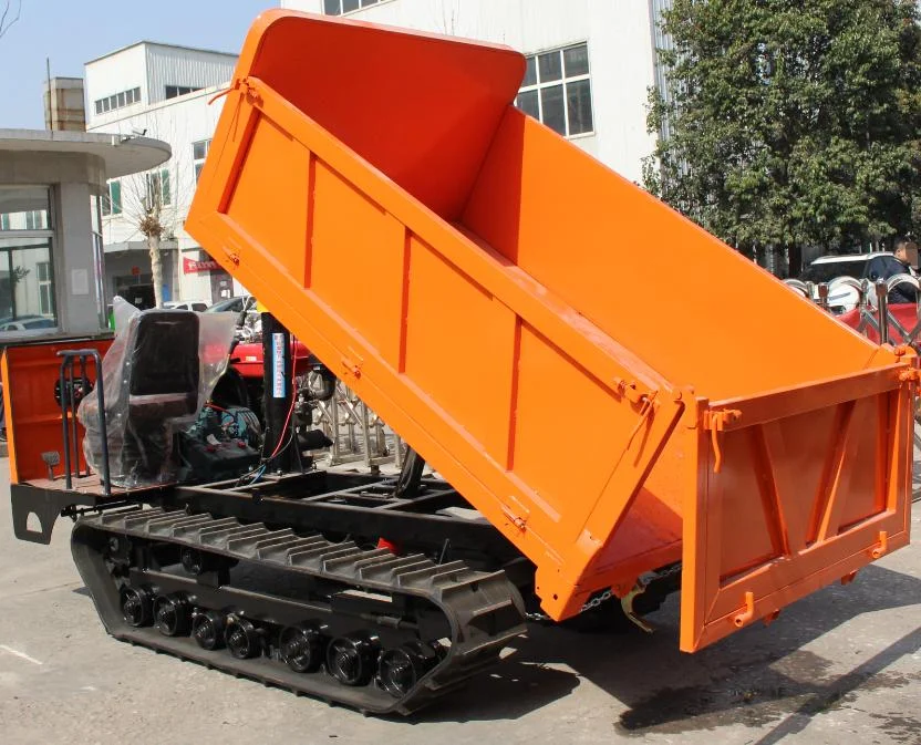 شاحنة قلابة مجنزرة صغيرة زراعية لجميع التضاريس شاحنة قلابة هيدروليكية بستان جبل متوفر للبيع الفوري