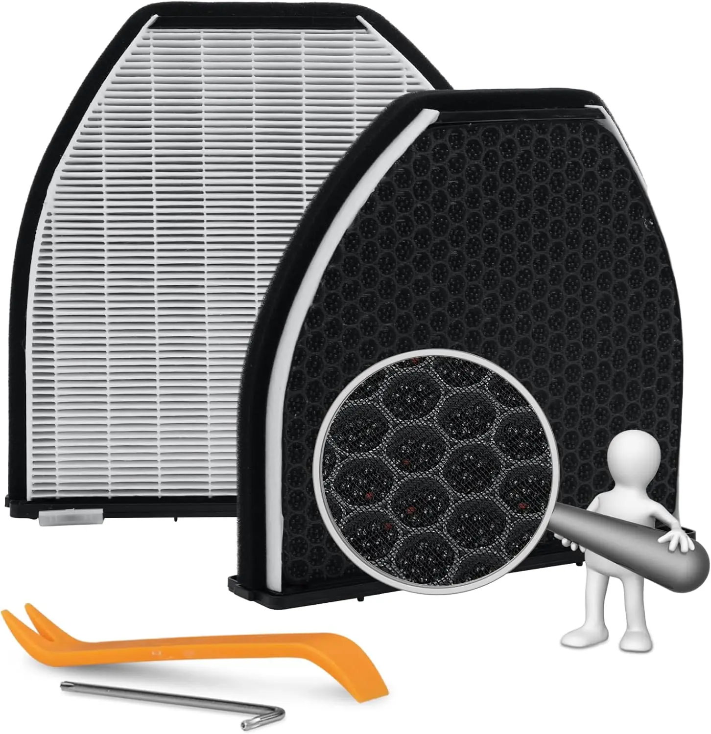 

CUK29005 (CF10934) Воздушный фильтр салона HEPA Кондиционер с активированным углем Сменные аксессуары для салонного воздушного фильтра Совместимость